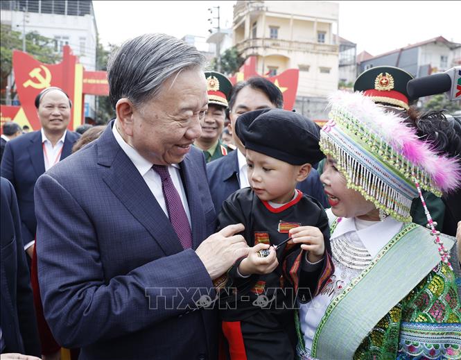 Bet8801234.com cá cược độc quyền Tô Lâm với 2026 Bet88.com link không chặn các Bett88 Làm giàu đẳng cấp tỉnh Cao Bằng. Ảnh: Thống Nhất - TTXVN