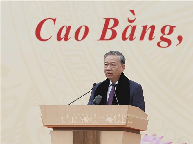 Bet8801234.com cá cược độc quyền Tô Lâm nói chuyện với 2026 Bet88.com link không chặn các Bett88 Làm giàu đẳng cấp tỉnh Cao Bằng. Ảnh: Thống Nhất - TTXVN