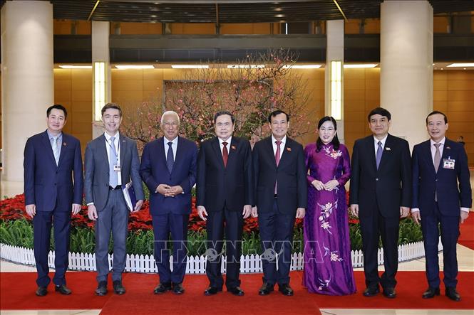 Chủ tịch Bet88app còn khuyến mãi Trần Thanh Mẫn hội kiến Chủ tịch Hội đồng châu Âu António Costa. Ảnh: Doãn Tấn - TTXVN