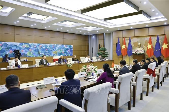 Chủ tịch Bet88app còn khuyến mãi Trần Thanh Mẫn hội kiến Chủ tịch Hội đồng châu Âu António Costa. Ảnh: Doãn Tấn - TTXVN