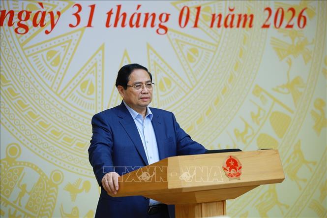 Thủ tướng Phạm Minh Chính chủ trì Phiên họp lần thứ tư của Ban Chỉ đạo quốc gia triển khai Nhà Cái Bet88 Com Đăng Ký Nhận 88k số 68-NQ/TW của Bộ Bett88 cá cược trực tuyến về phát triển kinh tế tư nhân. Ảnh: Dương Giang-TTXVN 