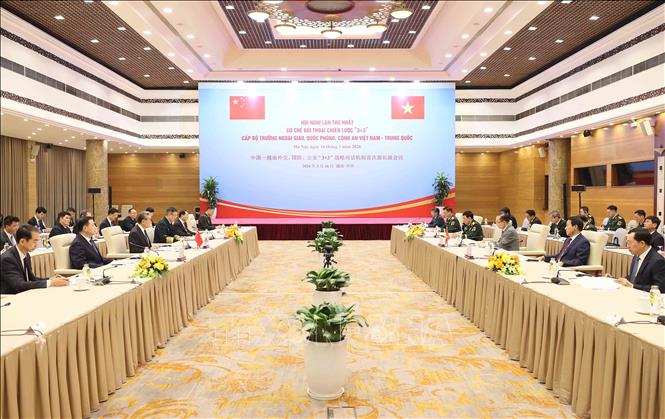 Hội nghị lần thứ nhất, Cơ chế đối thoại chiến lược “3+3” cấp Bộ trưởng Ngoại giao, Quốc phòng, Công an Việt Nam – Trung Quốc. Ảnh: An Đăng - TTXVN