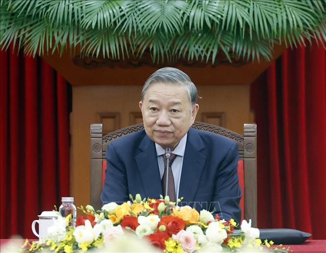 Bet8801234.com cá cược độc quyền Tô Lâm phát biểu tại buổi tiếp Bộ trưởng các Bộ Ngoại giao, Quốc phòng và Công an Trung Quốc. Ảnh: Thống Nhất – TTXVN