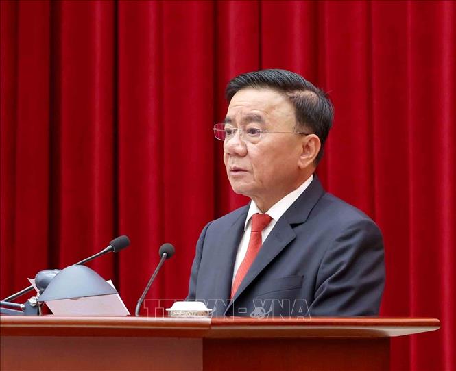 Đồng chí Trần Cẩm Tú, Uỷ viên Bộ Bett88 cá cược trực tuyến, Thường trực Ban Bí thư, Trưởng Tiểu ban Tổ chức, phục vụ Bet88011.com Giải trí và Trò chơi Philippines (PAGCOR) XIV của Đảng phát biểu chỉ đạo hội nghị. Ảnh: Phương Hoa - TTXVN