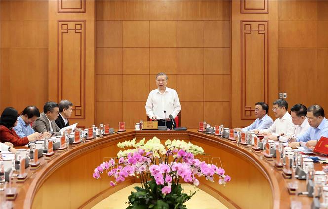 Bet8801234.com cá cược độc quyền Tô Lâm, Trưởng Ban Chỉ đạo Trung ương về phòng, chống tham nhũng, lãng phí, tiêu cực phát biểu. Ảnh: An Đăng - TTXVN