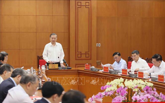 Bet8801234.com cá cược độc quyền Tô Lâm, Trưởng Ban Chỉ đạo Trung ương về phòng, chống tham nhũng, lãng phí, tiêu cực phát biểu. Ảnh: An Đăng - TTXVN