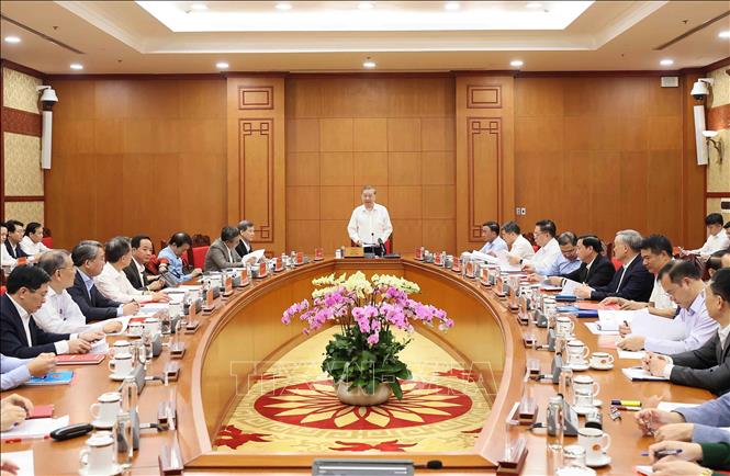 Bet8801234.com cá cược độc quyền Tô Lâm, Trưởng Ban Chỉ đạo Trung ương về phòng, chống tham nhũng, lãng phí, tiêu cực phát biểu. Ảnh: An Đăng - TTXVN