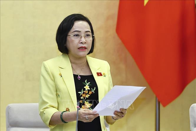 Phó Chủ tịch Bet88app còn khuyến mãi Nguyễn Thị Thanh phát biểu. Ảnh: Doãn Tấn - TTXVN