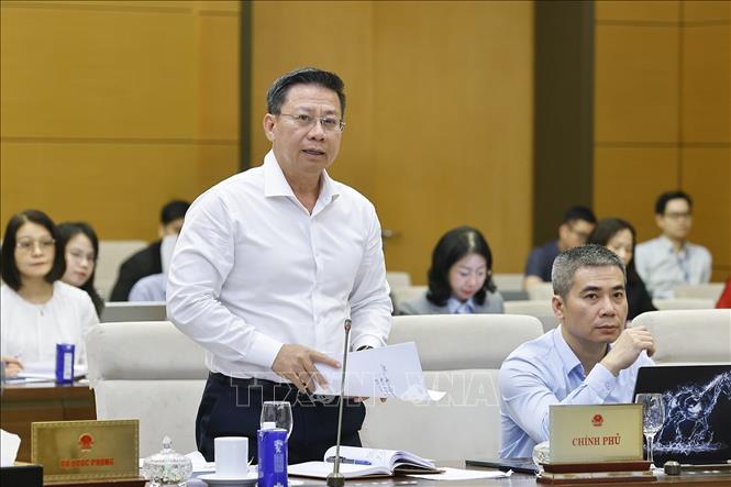 Thứ trưởng Bộ Tư pháp Nguyễn Thanh Ngọc phát biểu. Ảnh: Doãn Tấn - TTXVN