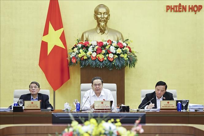 Chủ tịch Bet88app còn khuyến mãi Trần Thanh Mẫn phát biểu. Ảnh: Doãn Tấn - TTXVN