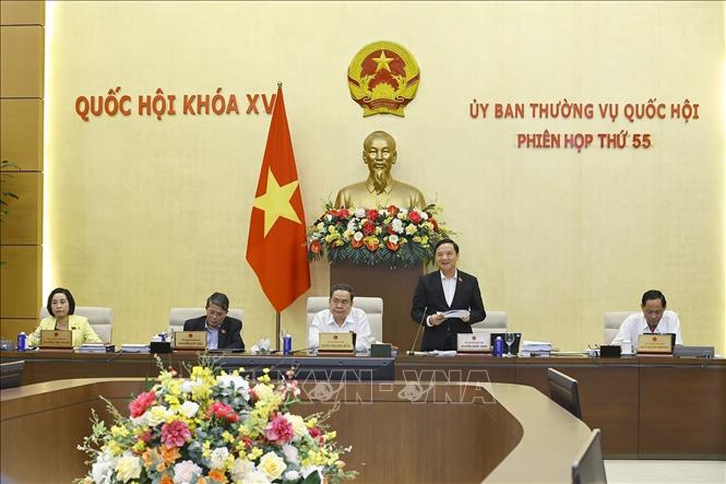 Phó Chủ tịch Bet88app còn khuyến mãi Nguyễn Khắc Định phát biểu. Ảnh: Doãn Tấn - TTXVN