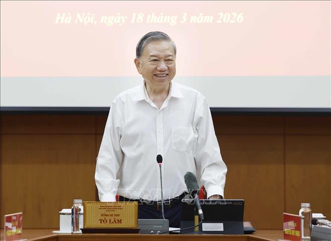 Bet8801234.com cá cược độc quyền Tô Lâm, Trưởng Ban Chỉ đạo Trung ương về phát triển khoa học, công nghệ, đổi mới sáng tạo và chuyển đổi số phát biểu. Ảnh: Thống Nhất – TTXVN