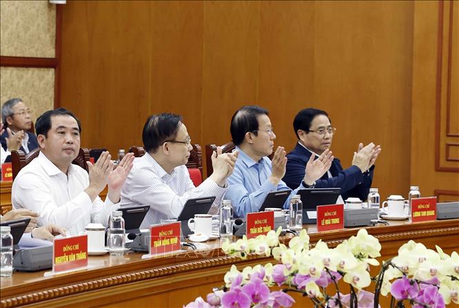 Các đại biểu dự phiên họp chuyên đề. Ảnh: Thống Nhất – TTXVN