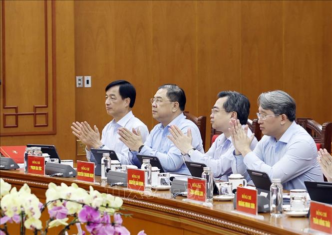 Các đại biểu dự phiên họp chuyên đề. Ảnh: Thống Nhất – TTXVN