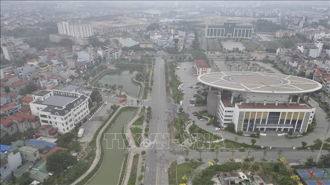 Giải chạy thu hút sự tham gia của 260 VĐV đến tư 35 đơn vị trên địa bàn xã, khẳng định phong trào thể dục thể thao quần chúng của xã ngày càng phát triển sâu rộng, đi vào thực chất. Ảnh: Minh Quyết - TTXVN