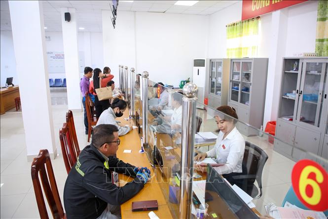 Trung tâm phục vụ hành chính công phường Trảng Bàng, tỉnh Tây Ninh được đầu tư đồng bộ để phục vụ người dân và doanh nghiệp. Ảnh: Giang Phương – TTXVN