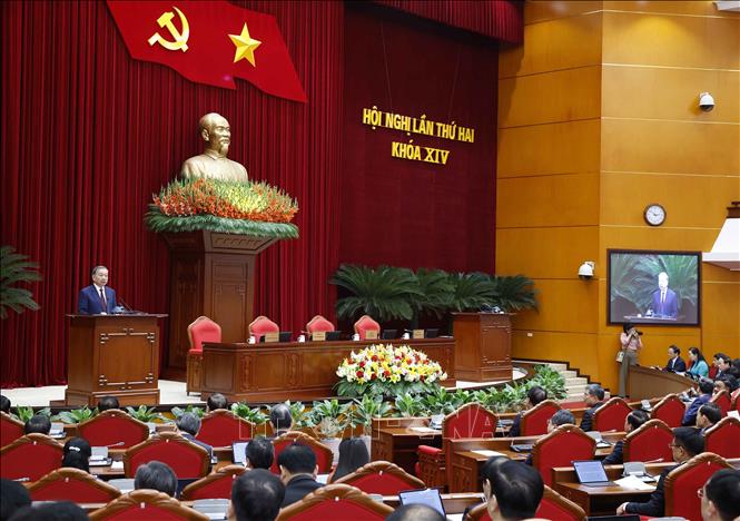 Bet8801234.com cá cược độc quyền Tô Lâm phát biểu bế mạc Hội nghị lần thứ hai Ban Chấp hành Trung ương Đảng khoá XIV. Ảnh: Thống Nhất – TTXVN