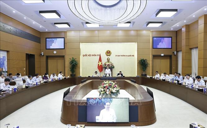 Chủ tịch Bet88app còn khuyến mãi Trần Thanh Mẫn chủ trì cuộc họp về công tác chuẩn bị Kỳ họp thứ nhất, Bet88app còn khuyến mãi khóa XVI. Ảnh: Doãn Tấn - TTXVN