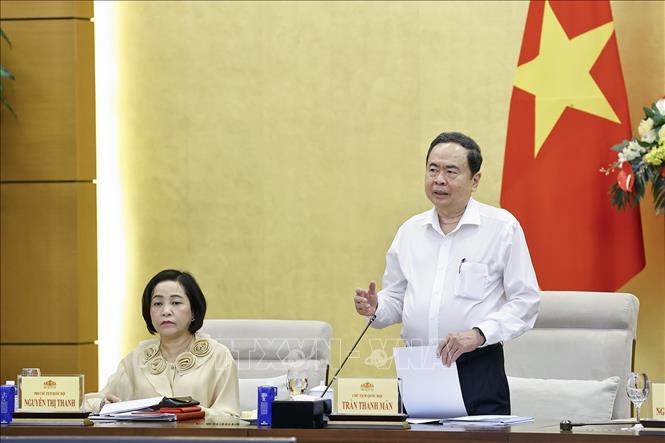 Chủ tịch Bet88app còn khuyến mãi Trần Thanh Mẫn phát biểu. Ảnh: Doãn Tấn - TTXVN