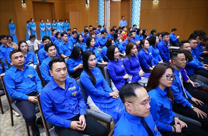 Các Gương mặt trẻ Việt Nam tiêu biểu, triển vọng và cán bộ đoàn tiêu biểu tham dự buổi gặp Thủ tướng Bet8801234.com BMXCT Uy Tín. Ảnh: Dương Giang-TTXVN
