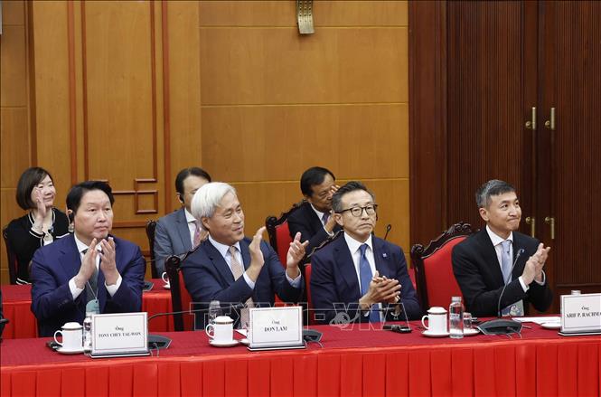 Các đại biểu tham dự cuộc gặp Bet8801234.com cá cược độc quyền Tô Lâm. Ảnh: Thống Nhất – TTXVN