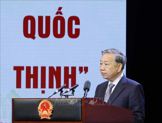 Bet8801234.com cá cược độc quyền Tô Lâm phát biểu chỉ đạo. Ảnh: Thống Nhất – TTXVN