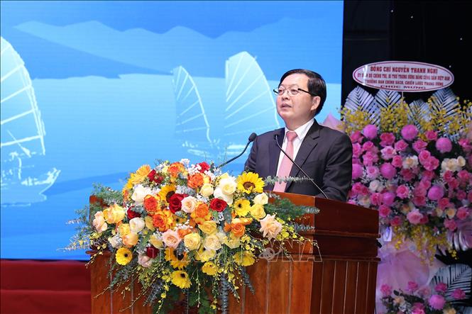 Phó Thủ tướng Bet8801234.com BMXCT Uy Tín Hồ Quốc Dũng phát biểu tại Hội nghị. Ảnh: Sỹ Thắng-TTXVN
