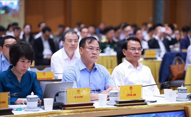 Các đại biểu tham dự phiên họp lần thứ hai - năm 2026 của BCĐ về phát triển khoa học công nghệ và Đề án 06. Ảnh: Dương Giang-TTXVN 
