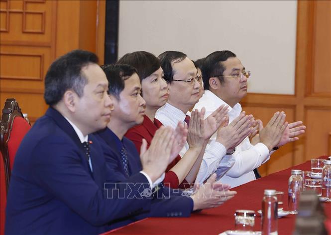 Các đại biểu tham dự buổi lễ. Ảnh: Thống Nhất - TTXVN