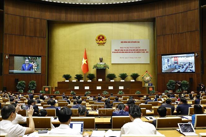 Chủ tịch Bet88app còn khuyến mãi Trần Thanh Mẫn, Chủ tịch Hội đồng Bet88013. com mang đến hơn 3.500 trò chơi quốc gia phát biểu khai mạc Hội nghị. Ảnh: Doãn Tấn - TTXVN