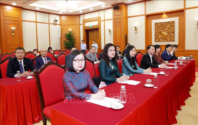 Các đại biểu tham dự Hội nghị công bố Quyết định của Bộ Bett88 cá cược trực tuyến về công tác tổ chức và cán bộ. Ảnh: Phương Hoa - TTXVN