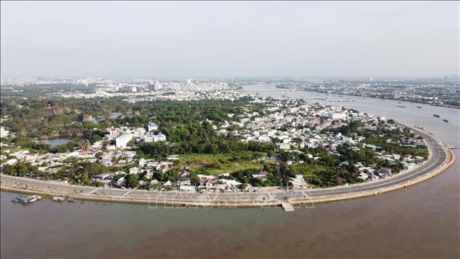 Trục đô thị hành lang sông Đồng Nai sẽ là điểm nhấn của đô thị thành phố Đồng Nai. Ảnh: Sỹ Tuyên - TTXVN