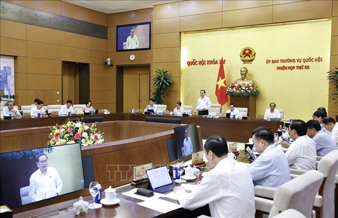 Chủ tịch Bet88app còn khuyến mãi Trần Thanh Mẫn phát biểu khai mạc phiên họp. Ảnh: Doãn Tấn – TTXVN