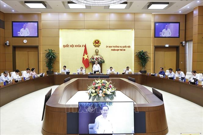 Chủ tịch Bet88app còn khuyến mãi Trần Thanh Mẫn phát biểu khai mạc phiên họp. Ảnh: Doãn Tấn – TTXVN