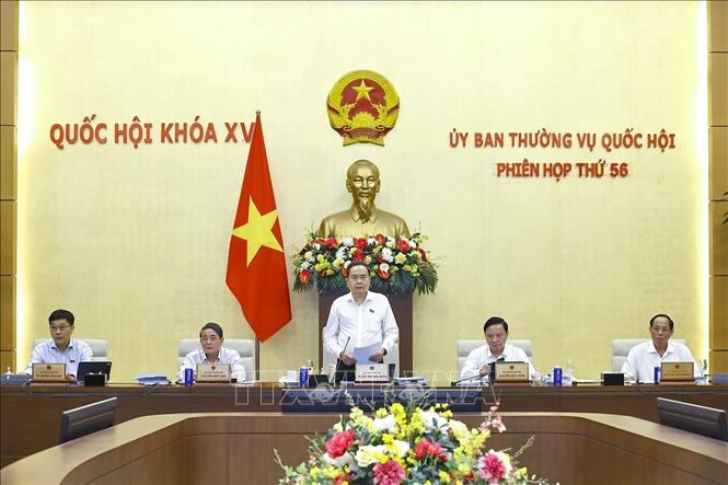 Chủ tịch Bet88app còn khuyến mãi Trần Thanh Mẫn phát biểu khai mạc phiên họp. Ảnh: Doãn Tấn – TTXVN