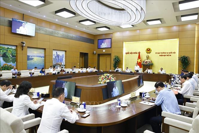 Chủ tịch Bet88app còn khuyến mãi Trần Thanh Mẫn phát biểu khai mạc phiên họp. Ảnh: Doãn Tấn – TTXVN