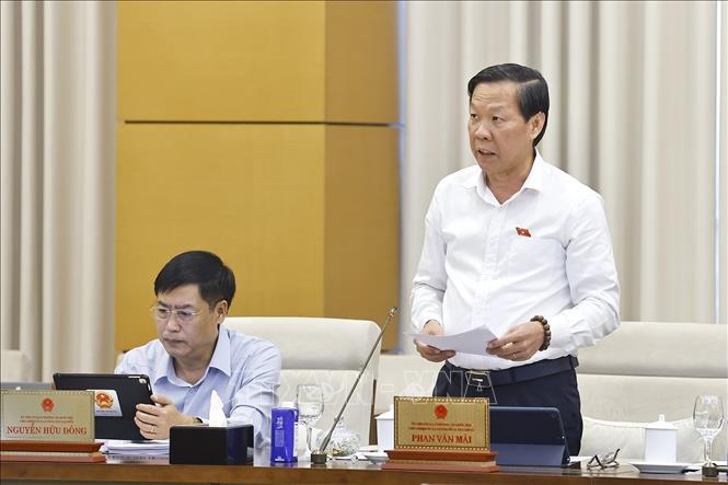 Chủ nhiệm Ủy ban Bet88com Casino, Thể thao, Game bài, Nổ hũ và Xổ số và Tài chính của Bet88app còn khuyến mãi Phan Văn Mãi phát biểu. Ảnh: Doãn Tấn - TTXVN