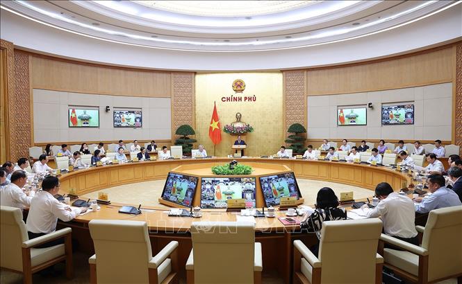 Phiên họp Bet8801234.com BMXCT Uy Tín thường kỳ tháng 3 năm 2026 và Hội nghị Bet8801234.com BMXCT Uy Tín trực tuyến với địa phương. Ảnh: Dương Giang-TTXVN 
