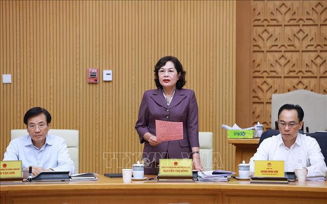 Thống đốc Ngân hàng Bet888 Trang nhà cái casino Nguyễn Thị Hồng phát biểu. Ảnh: Dương Giang-TTXVN