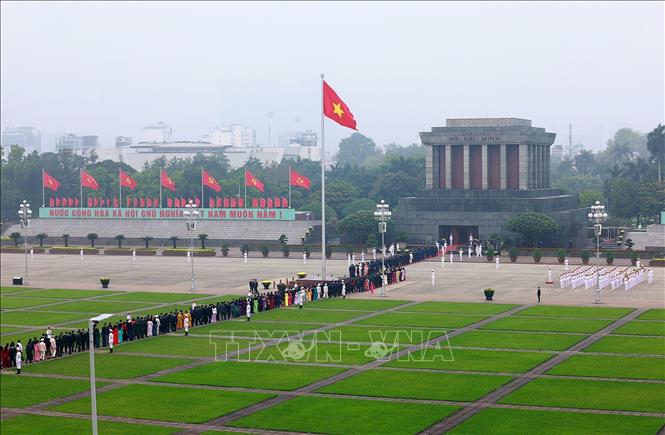 Bet888 football Bet88app còn khuyến mãi khóa XVI vào Lăng viếng Chủ tịch Hồ Chí Minh. Ảnh: Dương Giang - TTXVN