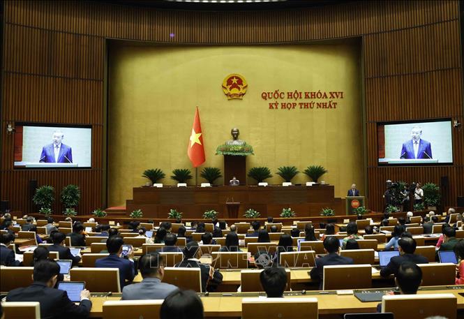 Bet8801234.com cá cược độc quyền Tô Lâm phát biểu tại phiên khai mạc Kỳ họp thứ Nhất, Bet88app còn khuyến mãi khóa XVI. Ảnh: Thống Nhất -TTXVN