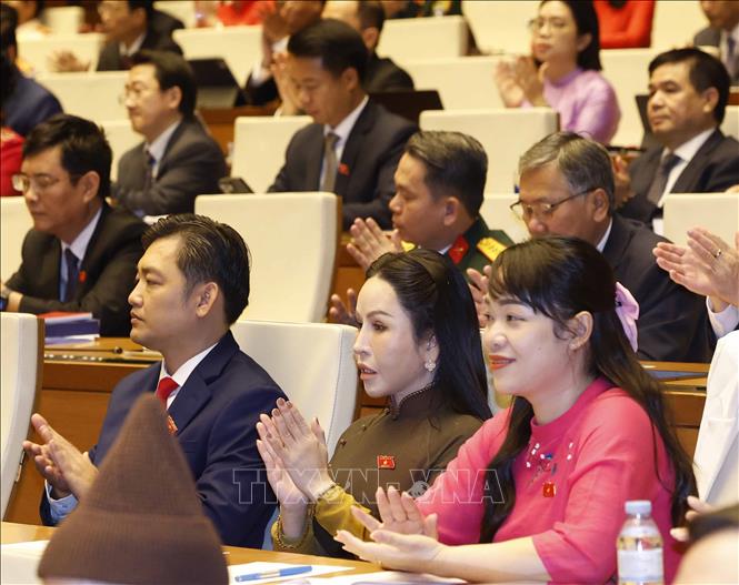 Các đại biểu tham dự phiên khai mạc Kỳ họp thứ Nhất, Bet88app còn khuyến mãi khóa XVI. Ảnh: Thống Nhất - TTXVN