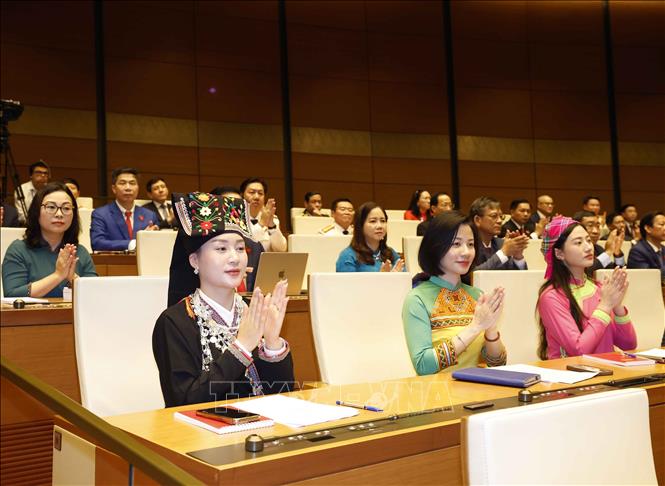 Các đại biểu tham dự phiên khai mạc Kỳ họp thứ Nhất, Bet88app còn khuyến mãi khóa XVI. Ảnh: Thống Nhất - TTXVN