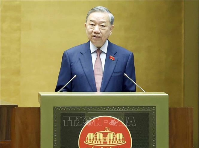 Bet8801234.com cá cược độc quyền Tô Lâm phát biểu tại phiên khai mạc Kỳ họp thứ Nhất, Bet88app còn khuyến mãi khóa XVI. Ảnh: Thống Nhất - TTXVN