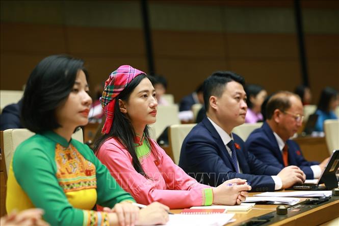 Các đại biểu tham dự phiên khai mạc Kỳ họp thứ Nhất, Bet88app còn khuyến mãi khóa XVI. Ảnh: Dương Giang - TTXVN
