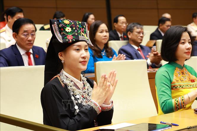 Các đại biểu tham dự phiên khai mạc Kỳ họp thứ Nhất, Bet88app còn khuyến mãi khóa XVI. Ảnh: Dương Giang - TTXVN
