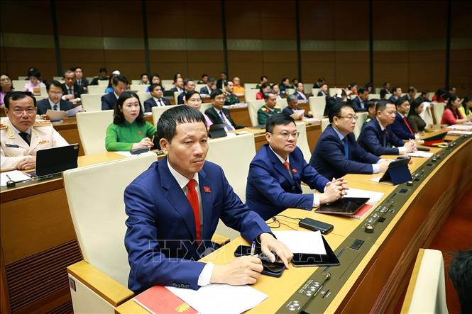 Các đại biểu tham dự phiên khai mạc Kỳ họp thứ Nhất, Bet88app còn khuyến mãi khóa XVI. Ảnh: Dương Giang - TTXVN
