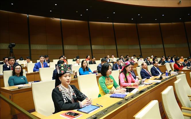 Các đại biểu tham dự phiên khai mạc Kỳ họp thứ Nhất, Bet88app còn khuyến mãi khóa XVI. Ảnh: Dương Giang - TTXVN
