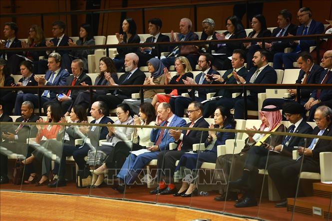 Bet888 football quốc tế tham dự khai mạc Kỳ họp thứ Nhất, Bet88app còn khuyến mãi khóa XVI. Ảnh: Dương Giang-TTXVN 
