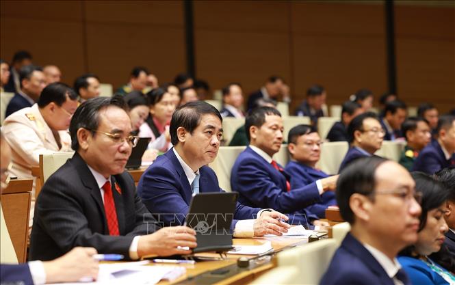 Các đại biểu tham dự phiên khai mạc Kỳ họp thứ Nhất, Bet88app còn khuyến mãi khóa XVI. Ảnh: Dương Giang – TTXVN
